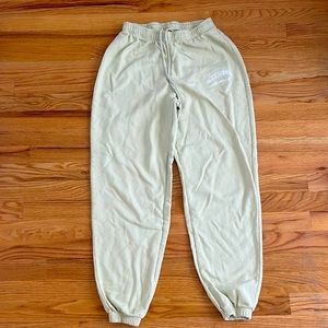 pacsun sweatpants, light green, size small